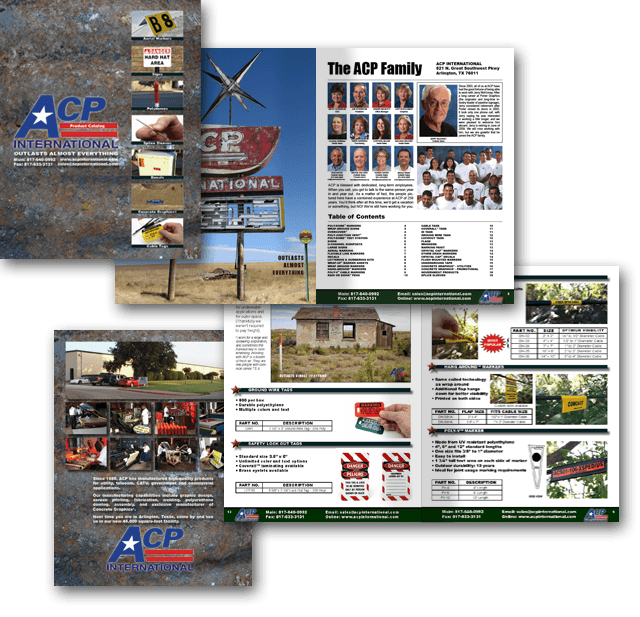 Brochure Design by Steve Hall Creative acp catalog